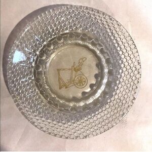 Imperial Candlewick Crystal Cut Glass Ashtray